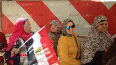 انتخابات الرئاسة 2018.. رقص السيدات أمام لجان الفيوم 