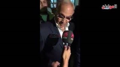 الفريق شفيق عقب إدلائه بصوته في الانتخابات المصرية 2018