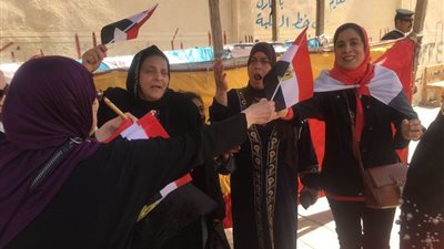 أعلام مصر تعلو شوارع الإسكندرية في أخر أيام الانتخابات المصرية 2018 (صور)