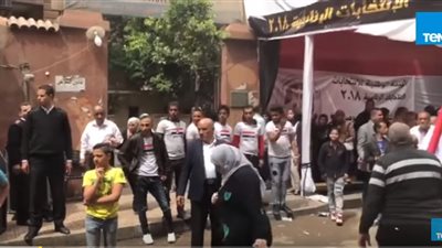 الانتخابات الرئاسية 2018| رقص وزغاريد من أمام إحدى اللجان الانتخابية على أغنية 