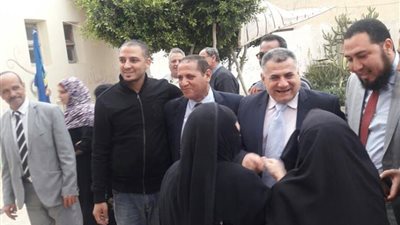نائبا النور بالبحيرة يتفقدان لجان انتخابات الرئاسة المصرية 2018