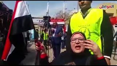 قعيدة تنتخب السيسي رئيسًا: 