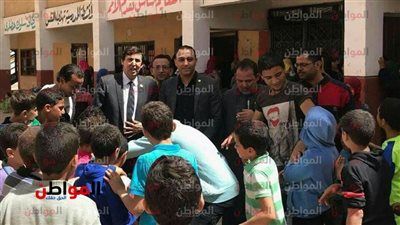 أحمد يوسف عبد الدايم يتفقد اللجان الانتخابية بدائرة أوسيم