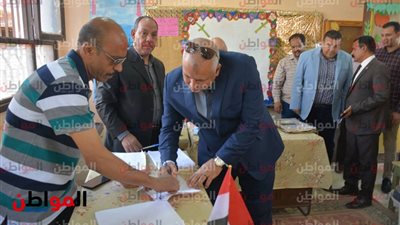 اللواء محمد الزملوط يدلى بصوته في انتخابات الرئاسة 2018