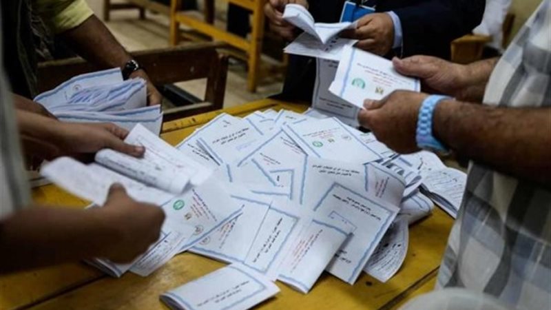 فرز الاصوات في الانتخابات
