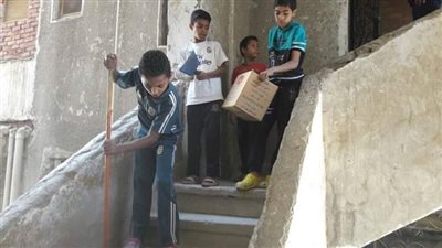 أطفال أسوان يتفاعلون بحملة 
