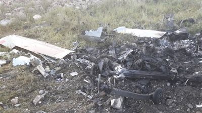 سقوط طائرة تجسس إسرائيلية بقلب لبنان