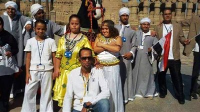عروض فنيه لفرقة فنون الإعاقة بمتحف الفنون بالإسكندرية