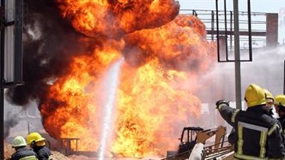 فيديو| مصرع وإصابة 7 أشخاص في حريق خط غاز بالعين السخنة