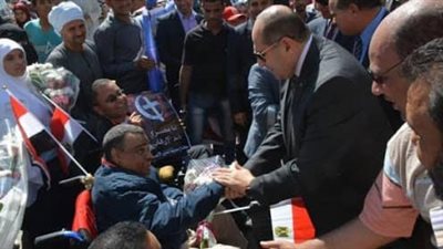 وفد الاتحاد الرياضي المصري يزور ذوي الإحتياجات الخاصة بسوهاج