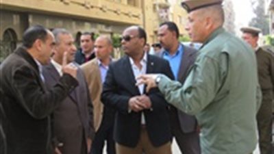 أقباط الغربية يحتفلون بأحد الشعانين فى حراسة الأمن (صور) 