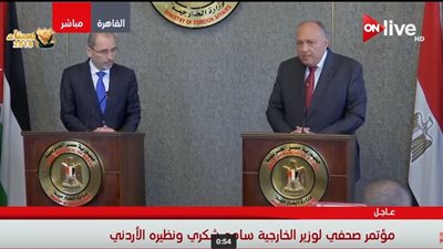 فيديو| سامح شكري: مصر تتطلع لتعزيز العلاقات مع الأردن
