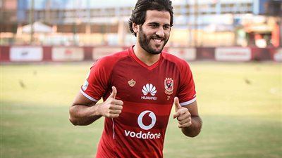 إصابة مروان محسن في مران الأهلي
