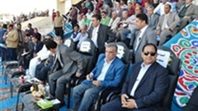 طلاب السنطة تشارك احتفالية نهائى دورى مراكز شباب المحافظة لكرة القدم 