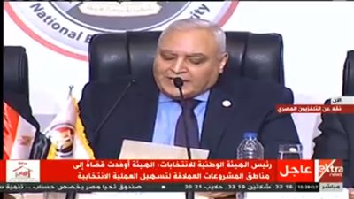 لاشين إبراهيم :أدرنا الانتخابات الرئاسية بضمير القاضي ويحكمنا إطار النزاهة والشفافية 