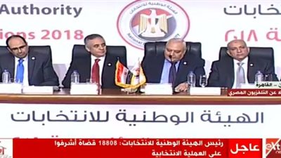 لاشين إبراهيم: 18808 قاضى أشرفوا علي الانتخابات الرئاسة 2018