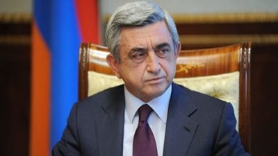 الرئيس الأرميني يهنئ السيسي بفوزه في الانتخابات الرئاسية 2018