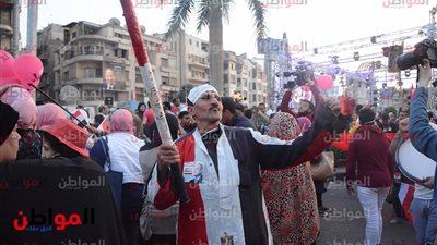 فيديو| احتفالات المصريين بفوز السيسي في انتخابات الرئاسة 2018 بالزمالك