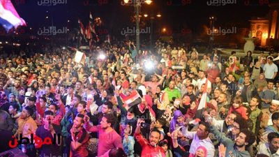 صور| فرحة عارمة تجوب قلوب أهالي كوبري القبة احتفالاً بفوز السيسي