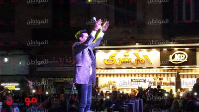 صور| سمسم شهاب يشعل احتفالات المصريين بفوز السيسي في انتخابات الرئاسة 2018