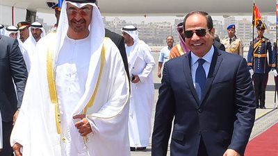 ولي عهد أبو ظبي يهنئ السيسي بفوزه في انتخابات الرئاسة 2018