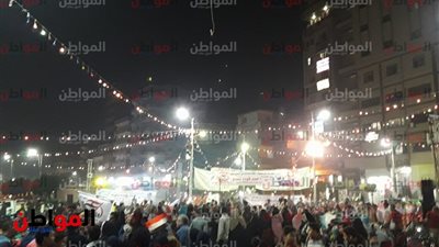 صور| مسيرات بالأغاني الوطنية في احتفالات فوز السيسي بالغربية