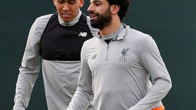 صلاح ينهي استعداداته مع ليفربول قبل قمة مانشستر سيتي بدوري الأبطال
