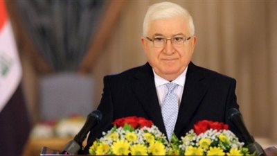 رئيس الجمهورية العراقي يهنىء السيسي بمناسبة فوزه فى الانتخابات الرئاسية 2018