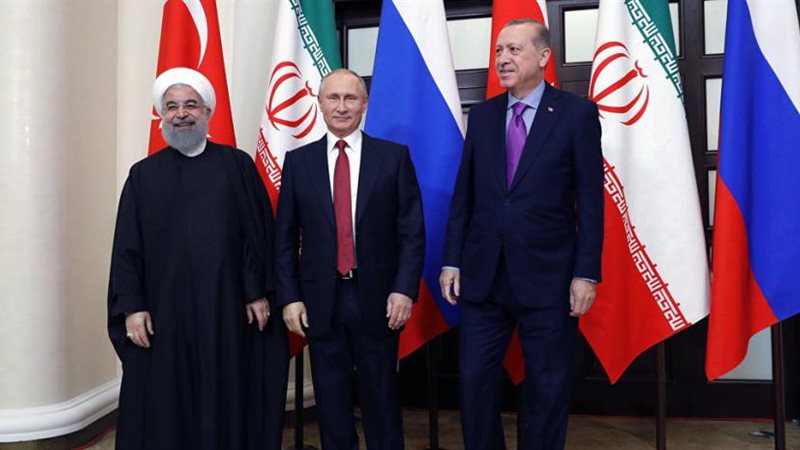 بوتبن وروحاني وأردوغان