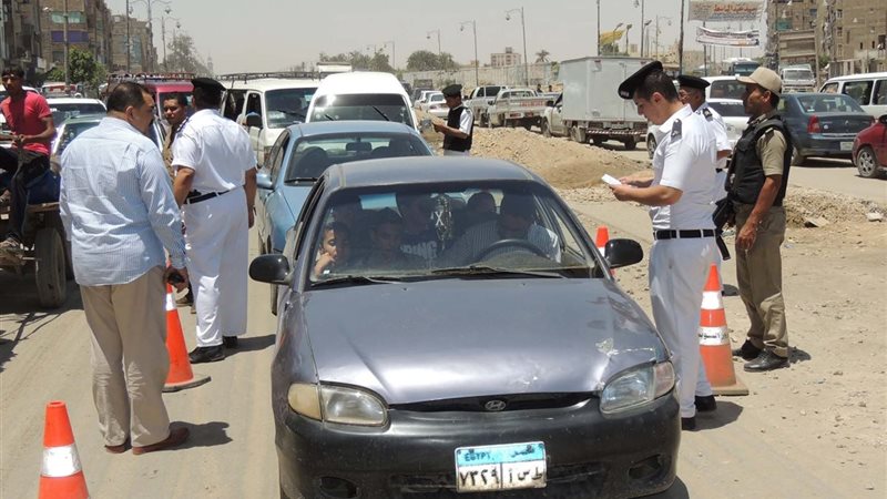 تحرير مخالفات مرورية