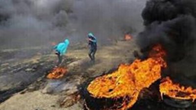 صور| الاحتلال الإسرائيلي يصيب 4 فلسطينيين بالرصاص الحي في 