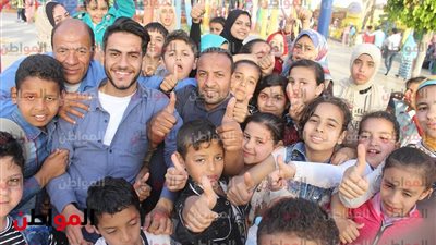 صور| فرحة عارمة تجوب قلوب الأطفال في مدينة دريم بارك