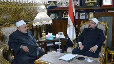 مختار جمعة يلتقي مدير أوقاف البحر الأحمر لمناقشة الإعداد لخطة شهر رمضان