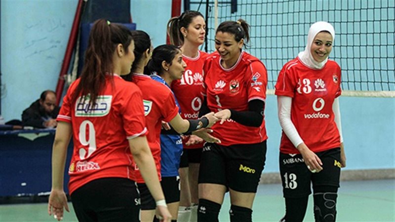 سيدات طائرة الاهلى