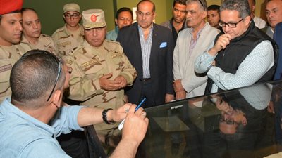 وزير الآثار يلغي زيارة ابيدوس فى سوهاج لضيق الوقت 