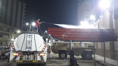 صور| حملات نظافة استعدادا لأعياد الربيع بسوهاج