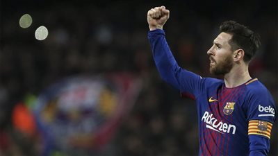 ميسي يسجل الهاتريك الـ40 في تاريخه مع برشلونة
