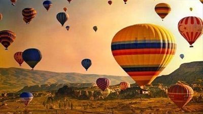 إلغاء رحلات البالون الطائر في سماء الأقصر بسبب سوء الطقس