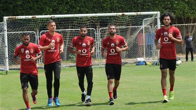 تدريب قوي للغائبين عن مباراة سموحة