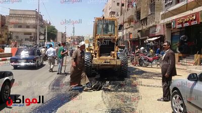 صور| حملات مكبرة للنظافة والتجميل وترميم الشوارع بحي غرب سوهاج