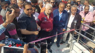 فيديو.. مرتضى منصور يقص شريط افتتاح النادي النهري