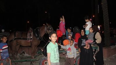 صور| بالحرنكش والحصان.. الطفل الرابح الأول في احتفالات شم النسيم