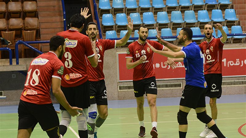 رجال طائرة الأهلي