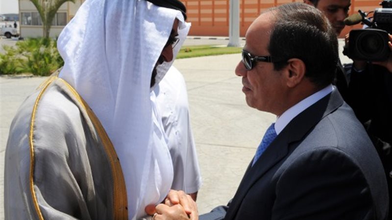 السيسي وولي عهد ابو