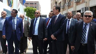 صور| جولة تفقدية لنائب وزير التعليم الفنى لمدرسة مياه الشرب والصرف الصحى بالمنوفية