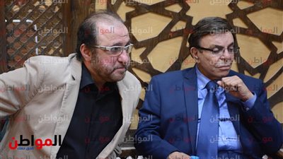 صور| سمير صبري وفريدة الشوباشي أبرز الحضور في عزاء آمال فهمي