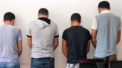  القبض على  6 عاطلين لاتهامهم بالاتجار فى المواد المخدرة