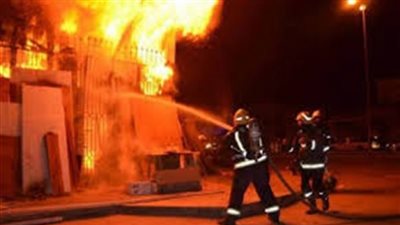 اندلاع حريق هائل في سجن طرة