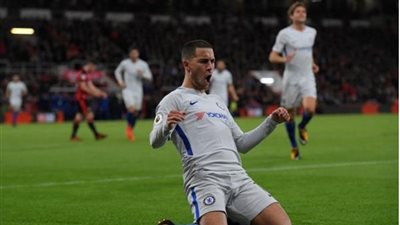 هازارد يعادل سجل هاسلبانك مع تشيلسي بالدوري الإنجليزي