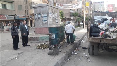 صور| حملات نظافة وتجميل ورفع مخلفات وقمامة بشوارع كفر الزيات